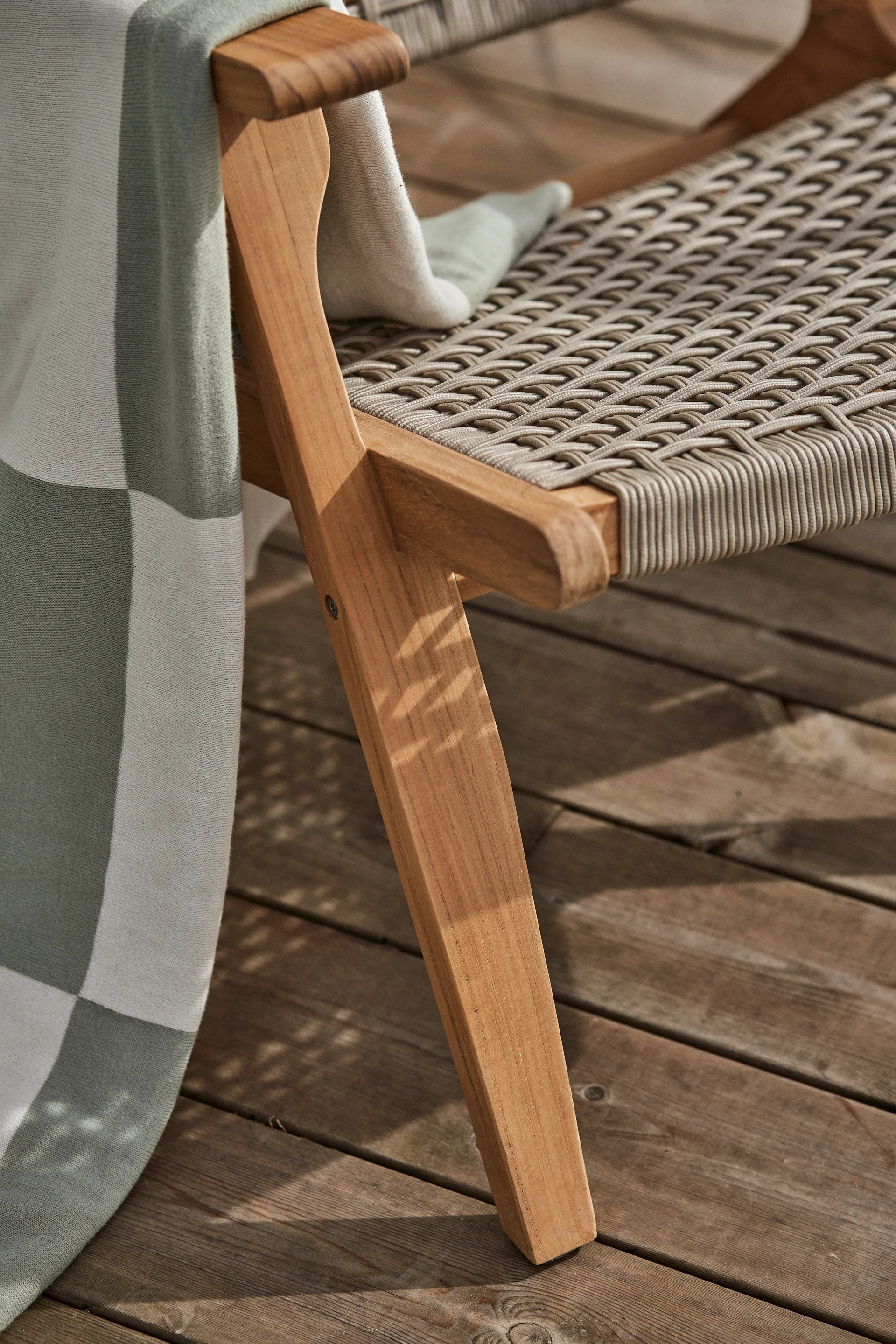 Chaise lounge Sandvik, Teck 1898