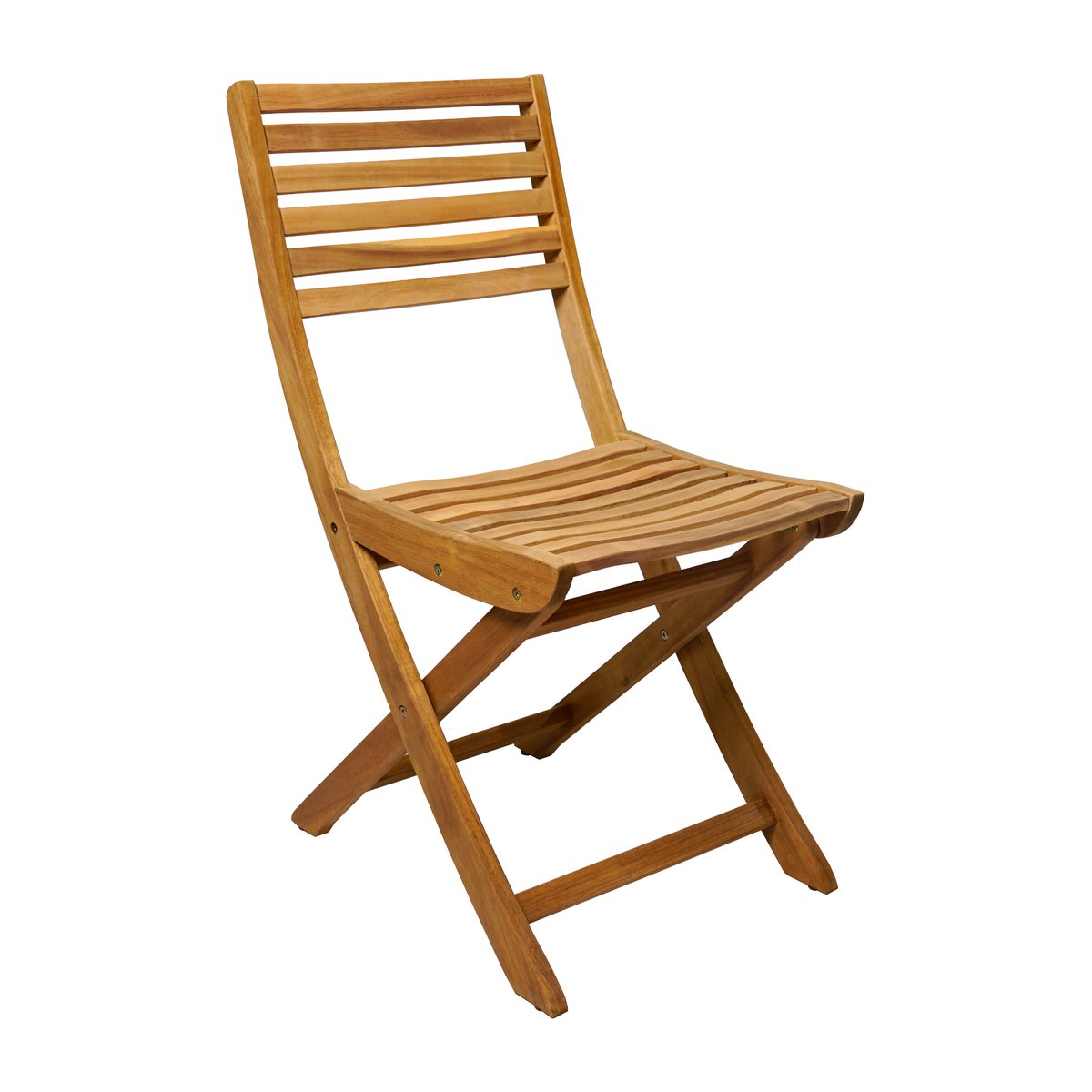 1898 Chaise pliante Aneboda Teck | Design Scandinave | Chaises de jardin | Marron