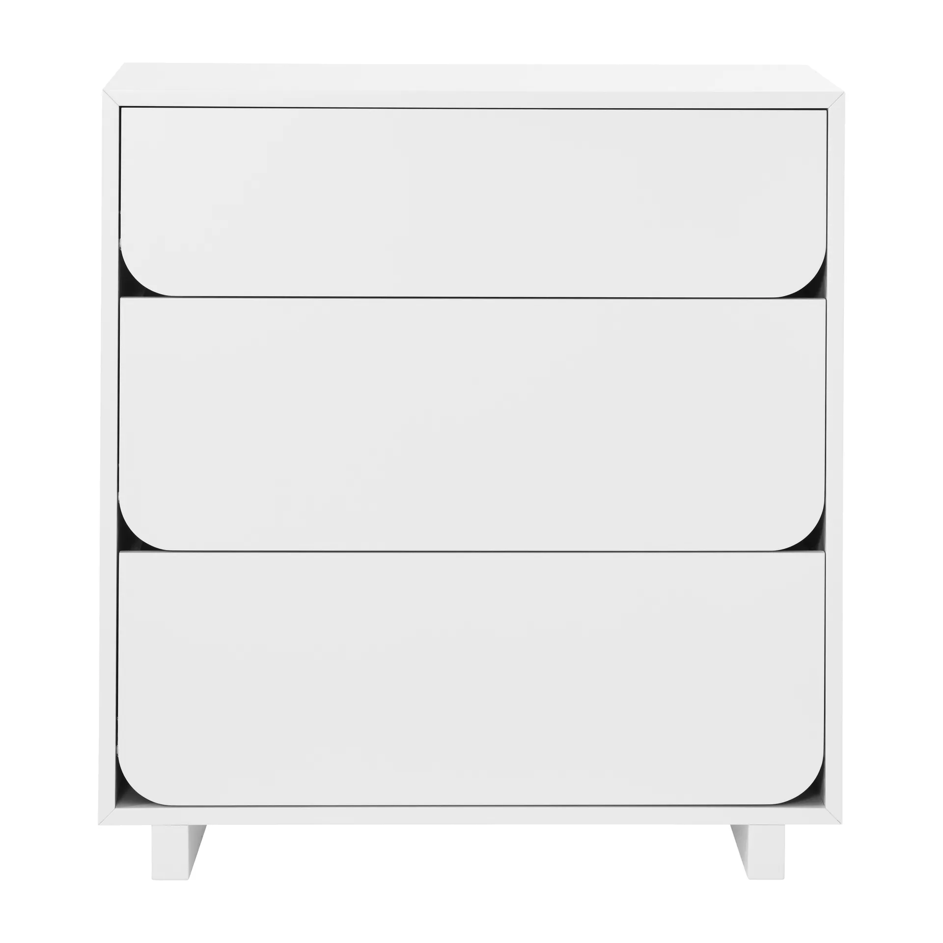 Commode avec 3 tiroirs Vidja, Blanc 1898