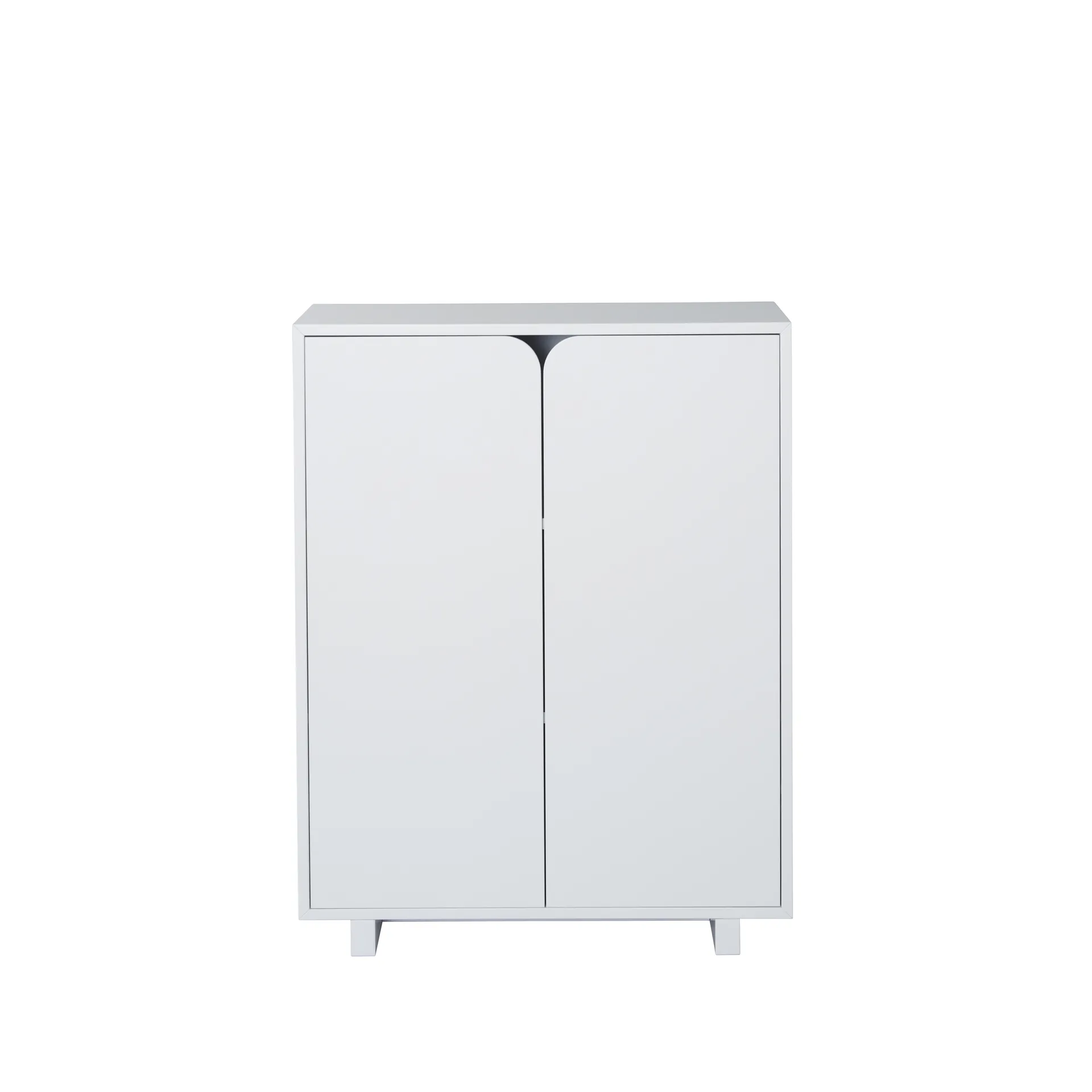 1898 Commode basse Vidja laqué blanc