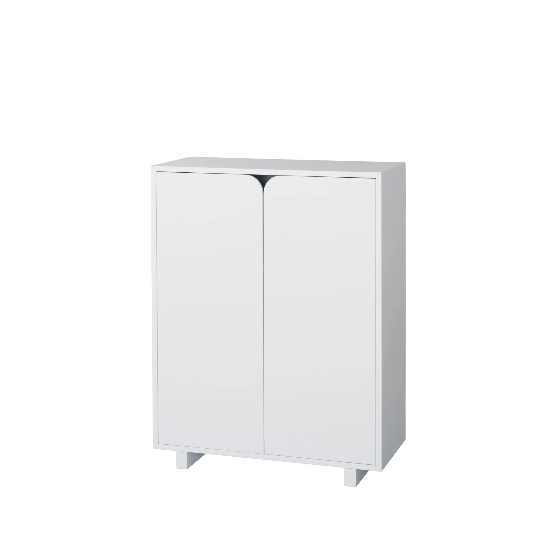 Commode basse Vidja, laqué blanc 1898