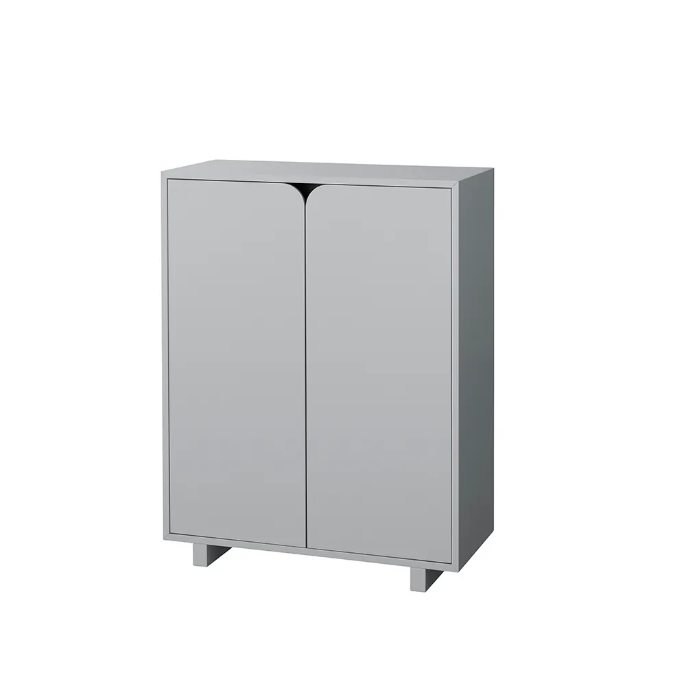 Commode basse Vidja, Laqué gris 1898
