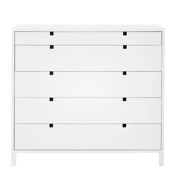 Commode Square 5 tiroirs - Blanc - 1898