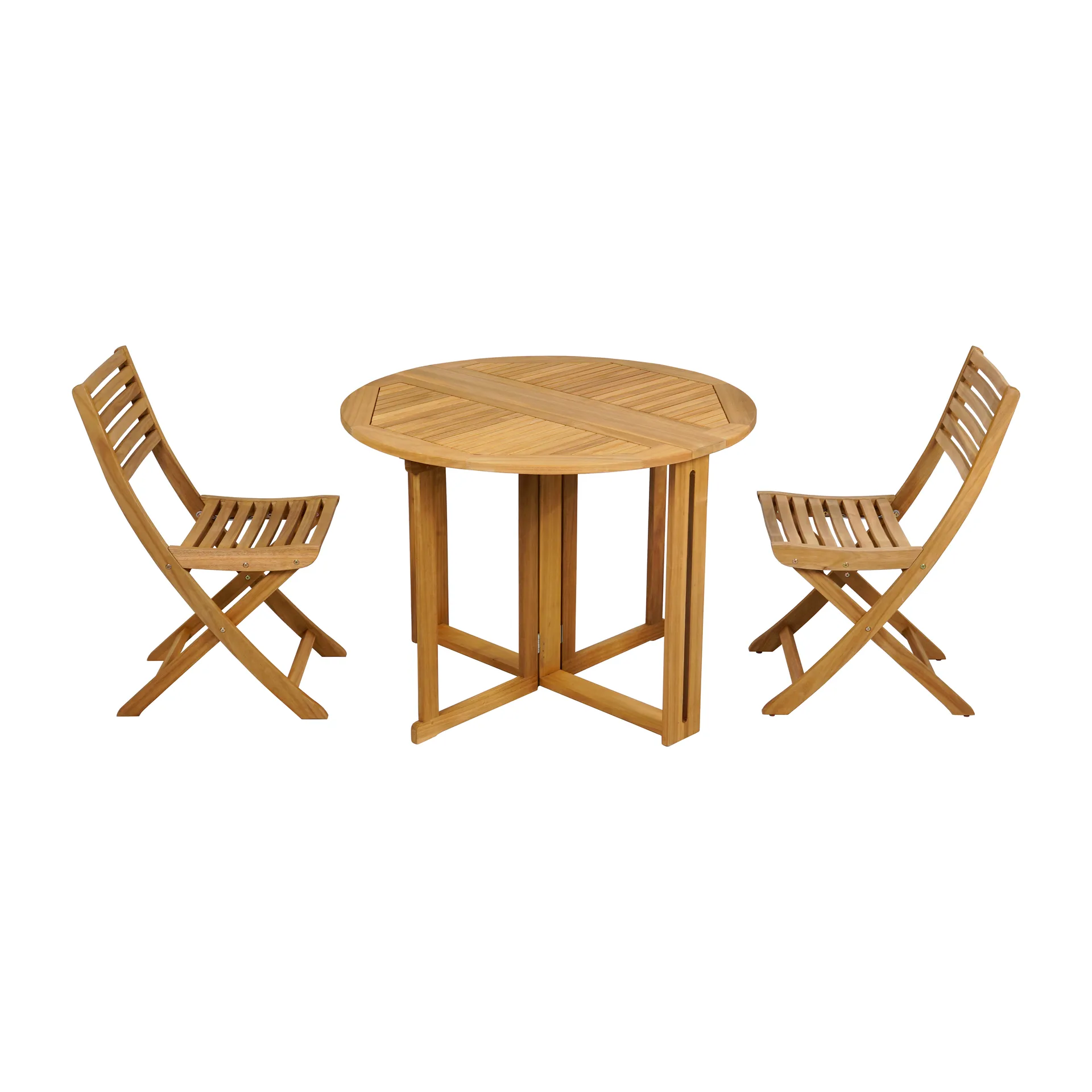 Ensemble de balcon avec 2 chaises en teck Aneboda,  1898