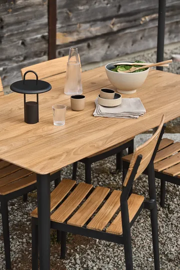 Ensemble table et 4 chaises de jardin en teck Björnö - 1898
