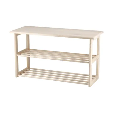 Étagère à chaussures avec assise Bäckebo - Bouleau, 80x48x30 cm - 1898