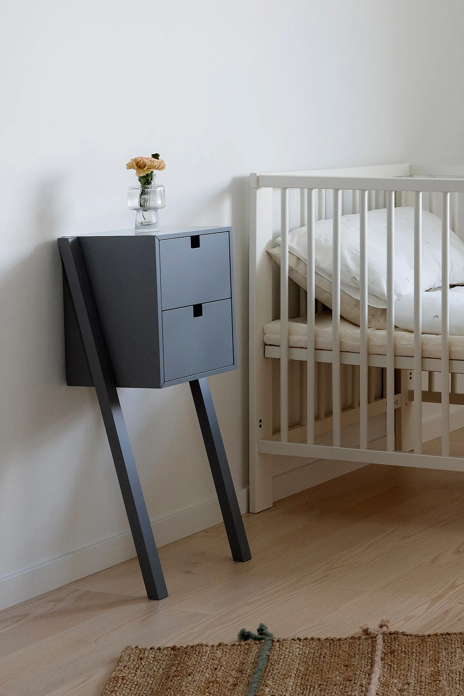 Étagère de chevet/couloir Square, Gris 1898