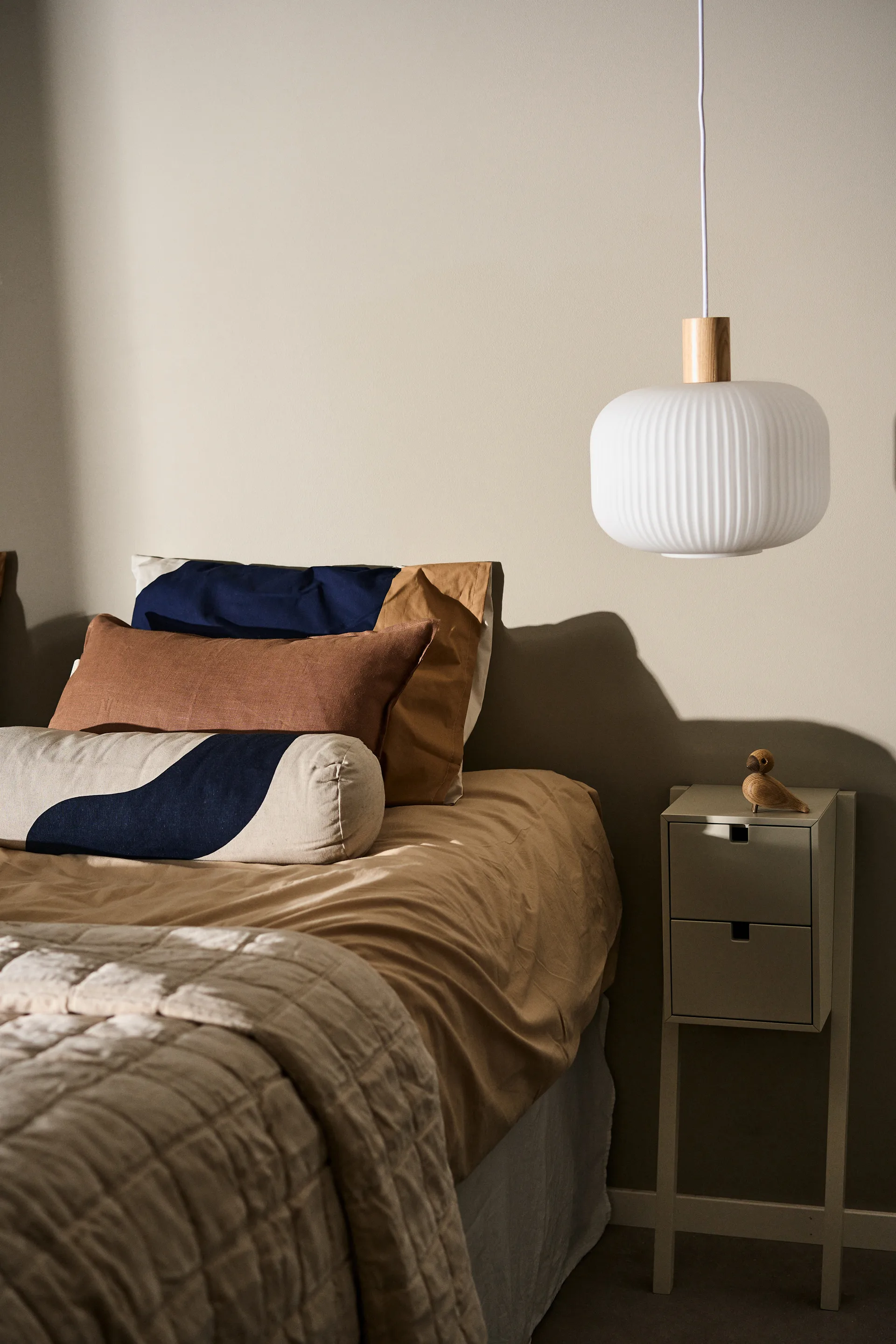 Étagère de chevet/couloir Square, Sable 1898