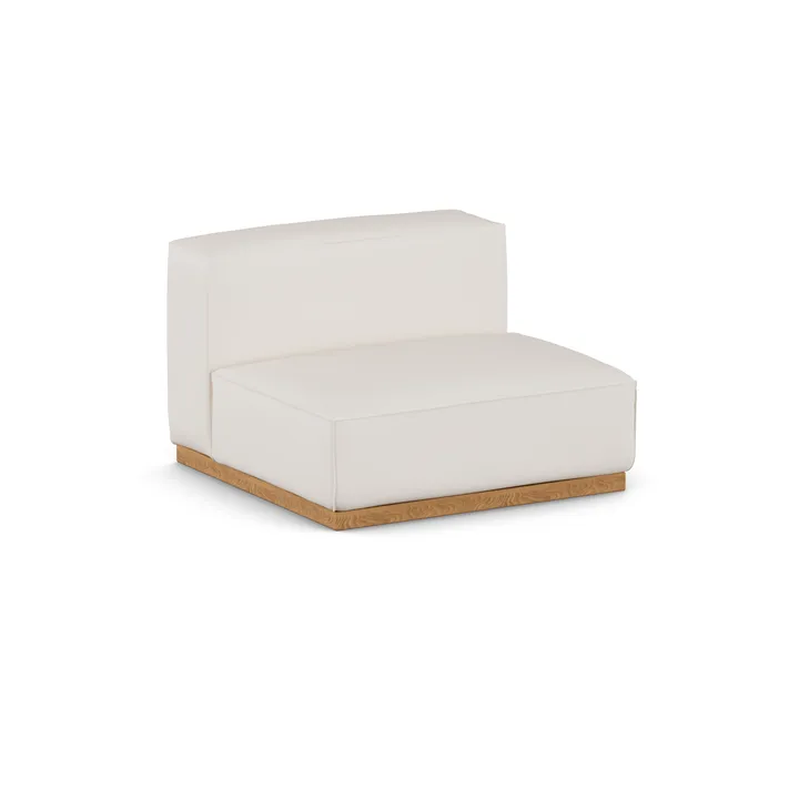 Fauteuil Bergsdal 1,5 places - Caleido beige 9600-Frêne teinté chêne, 1,5 places - 1898