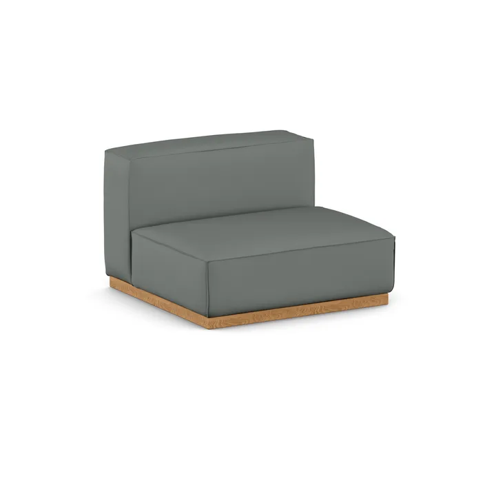 Fauteuil Bergsdal 1,5 places - Caleido grey 1240-Frêne teinté chêne, 1,5 places - 1898