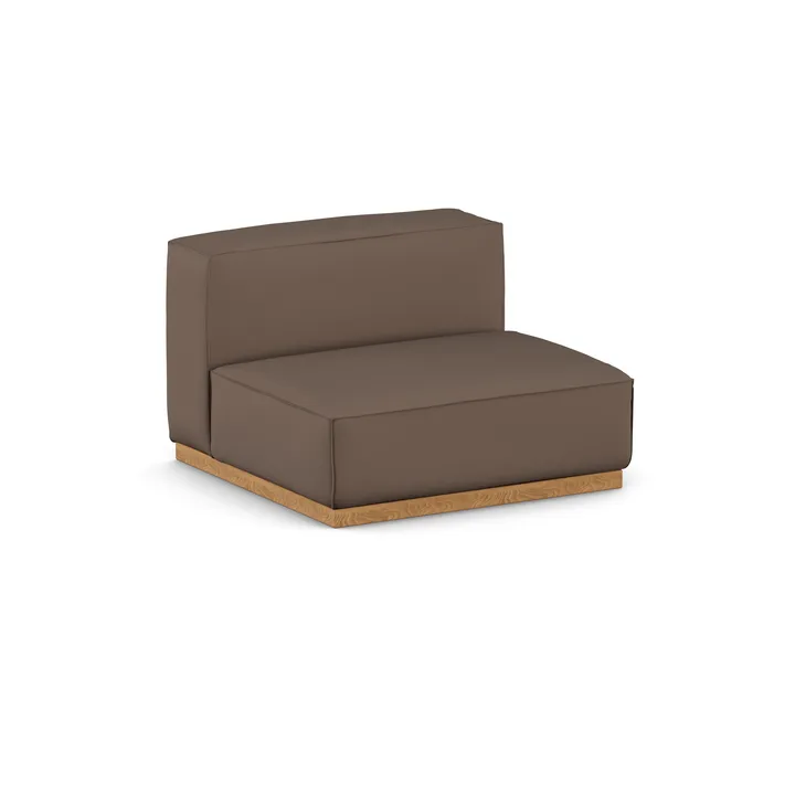 Fauteuil Bergsdal 1,5 places - Jump brown 1955-Frêne teinté chêne, 1,5 places - 1898