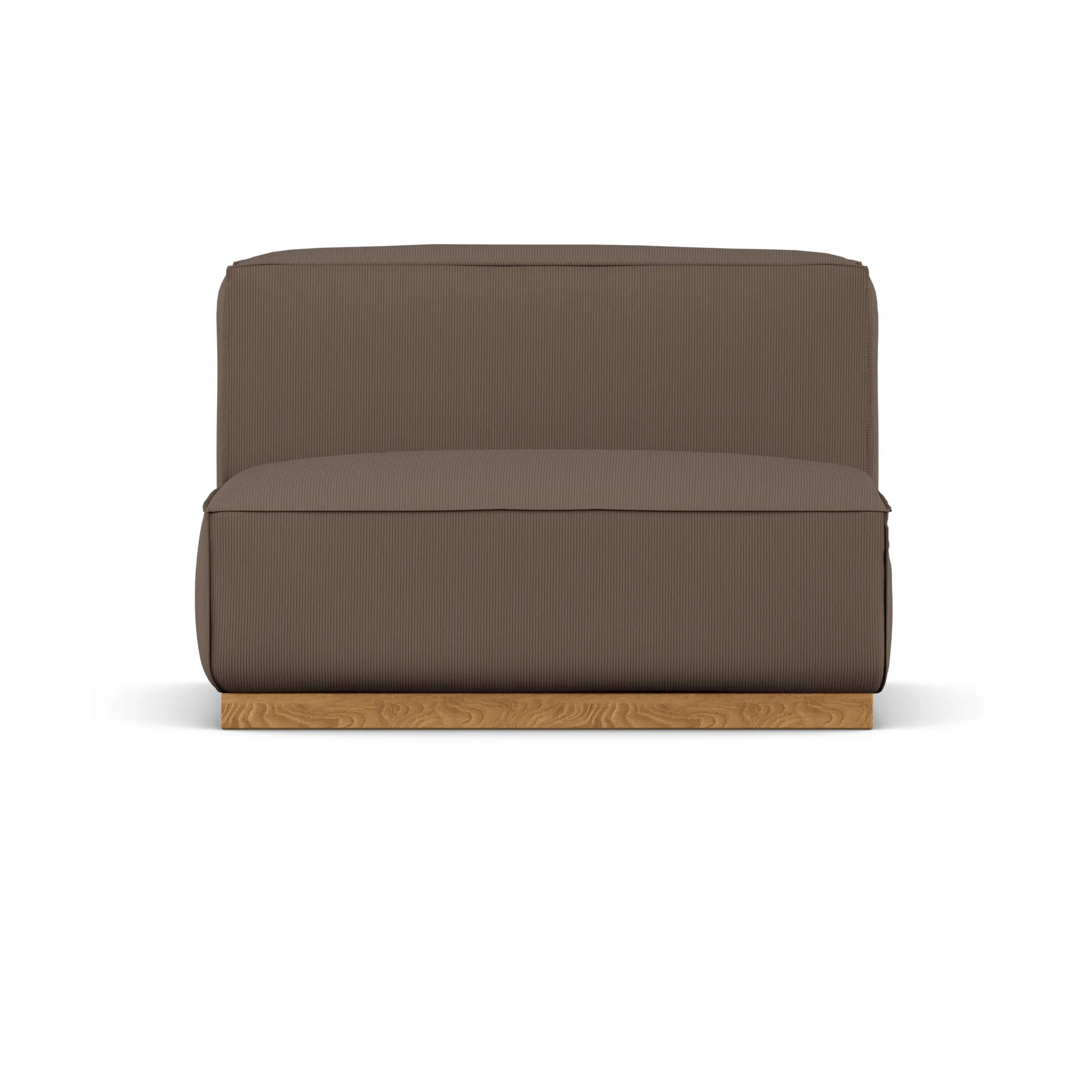 Fauteuil Bergsdal 1,5 places, Jump brown 1955-Frêne teinté chêne, 1,5 places 1898