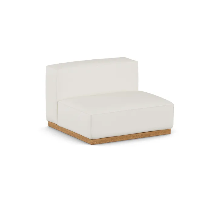 Fauteuil Bergsdal 1,5 places - Jump offwhite 1954-Frêne teinté chêne, 1,5 places - 1898