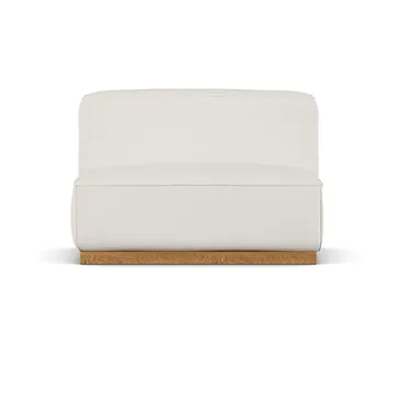 Fauteuil Bergsdal 1,5 places - Jump offwhite 1954-Frêne teinté chêne, 1,5 places - 1898