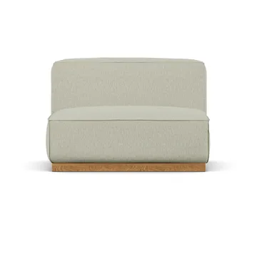 Fauteuil Bergsdal 1,5 places - Luisa beige 3981-Frêne teinté chêne, 1,5 places - 1898