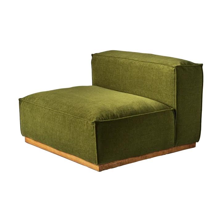 Fauteuil Bergsdal 1,5 places - Luisa green 3975-Frêne teinté chêne, 1,5 places - 1898
