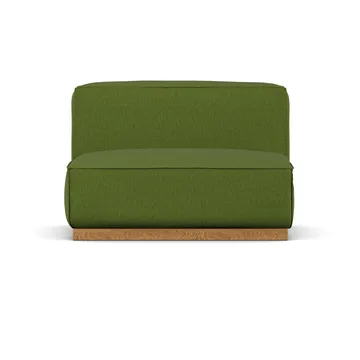 Fauteuil Bergsdal 1,5 places - Luisa green 3975-Frêne teinté chêne, 1,5 places - 1898