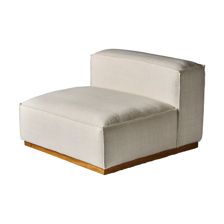 Fauteuil Bergsdal 1,5 places - Oslo nature 1540-Frêne teinté chêne, 1,5 places - 1898