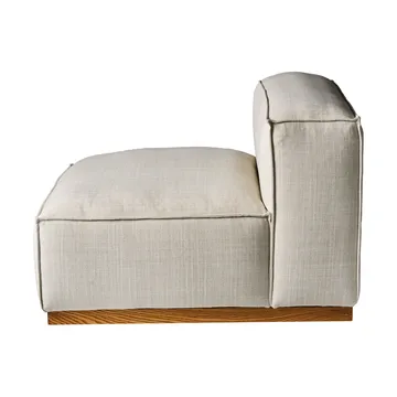 Fauteuil Bergsdal 1,5 places - Oslo nature 1540-Frêne teinté chêne, 1,5 places - 1898