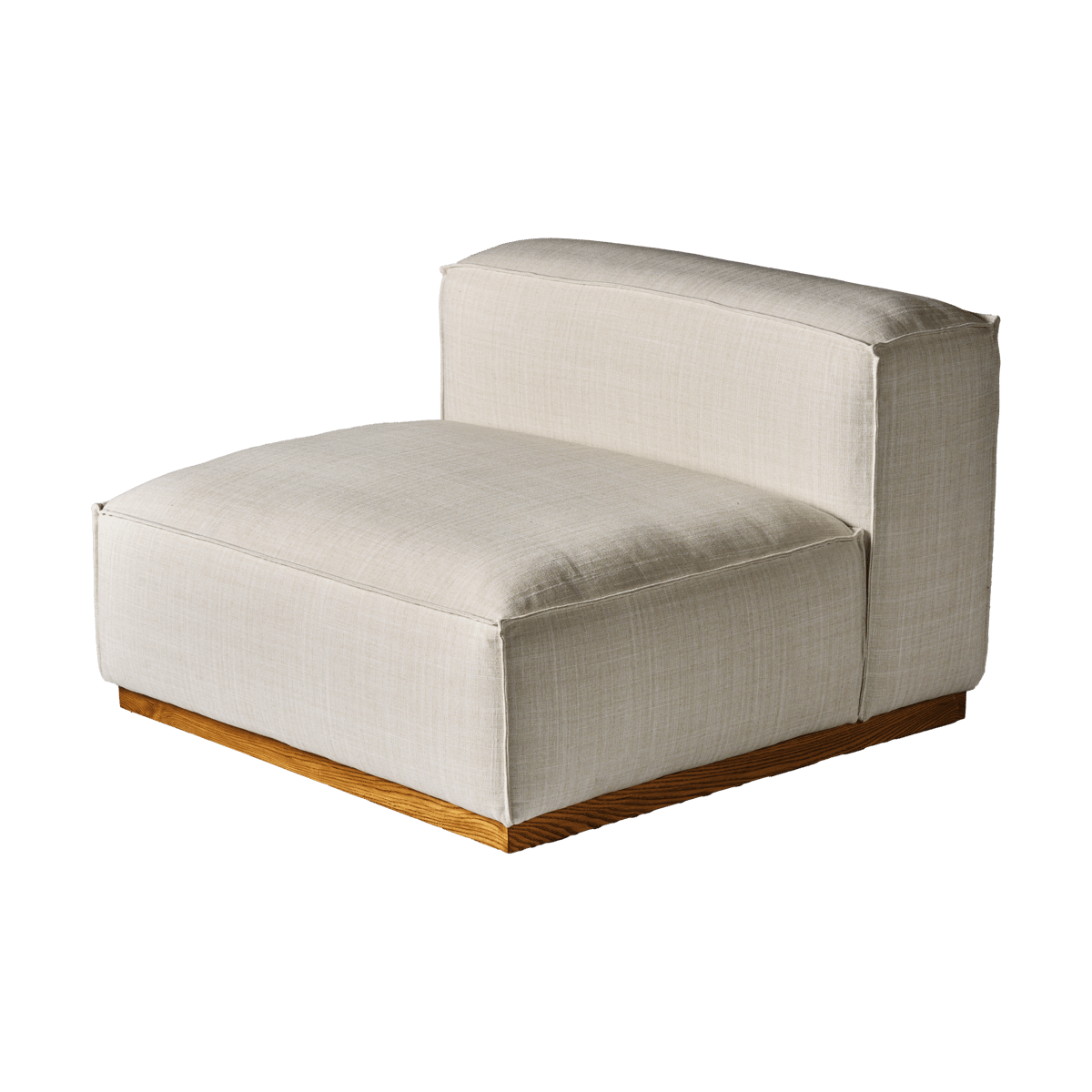 1898 Fauteuil Bergsdal 1,5 places Oslo nature | Design Scandinave | Chaises, tabourets & poufs | Blanc