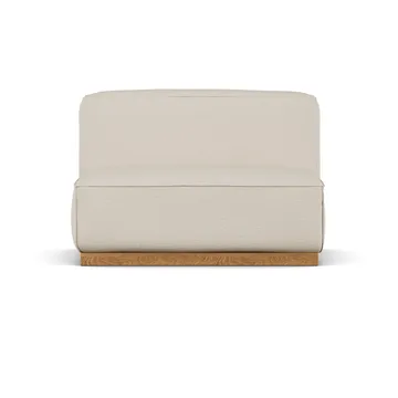 Fauteuil Bergsdal - Same Beige 6670, finition chêne teinté, 1,5 place - 1898