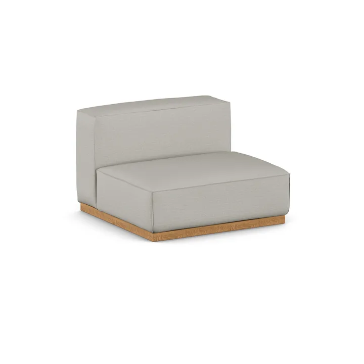 Fauteuil Bergsdal - Same Grey 6673, finition chêne teinté, 1,5 place - 1898