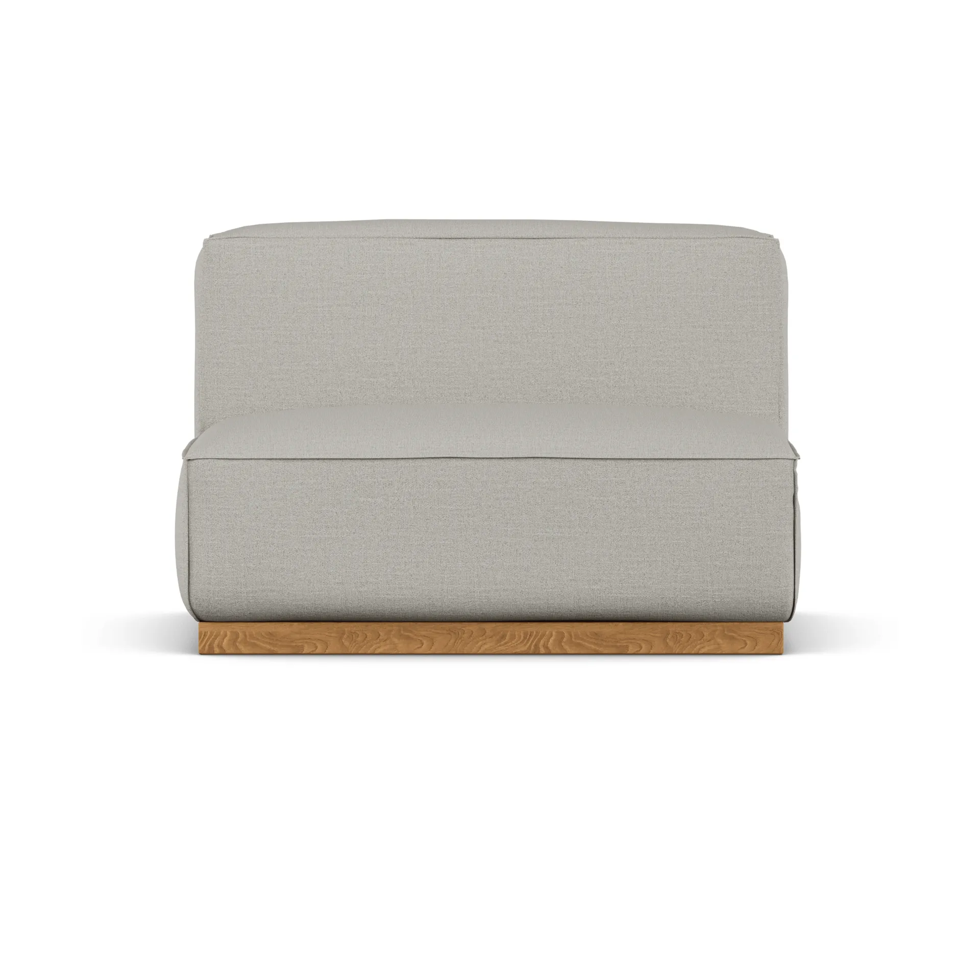 Fauteuil Bergsdal, Same Grey 6673, finition chêne teinté, 1,5 place 1898