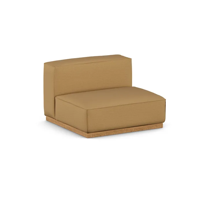 Fauteuil Bergsdal - Same Ochre 6676, finition chêne teinté, 1,5 place - 1898