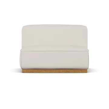 Fauteuil Bergsdal - Same Off White 6671, finition chêne teinté, 1,5 place - 1898