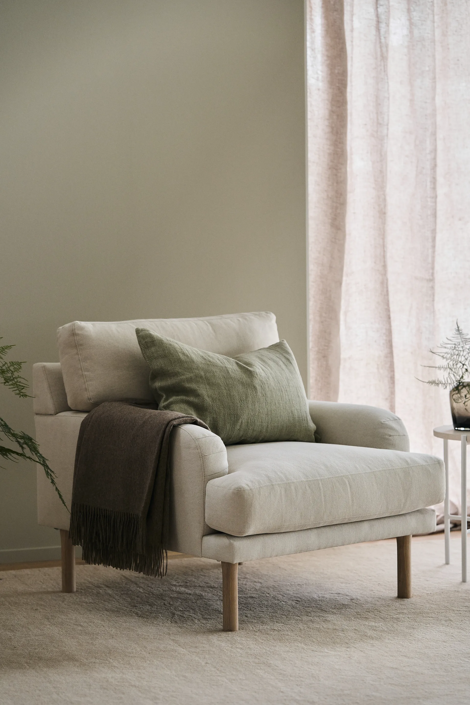Fauteuil Lidnäs, Caleido beige 1898