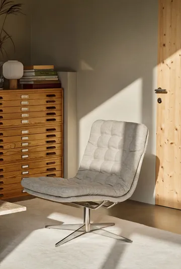 Fauteuil Loholm avec fonction pivotante - Bern Beige 0341 - 1898