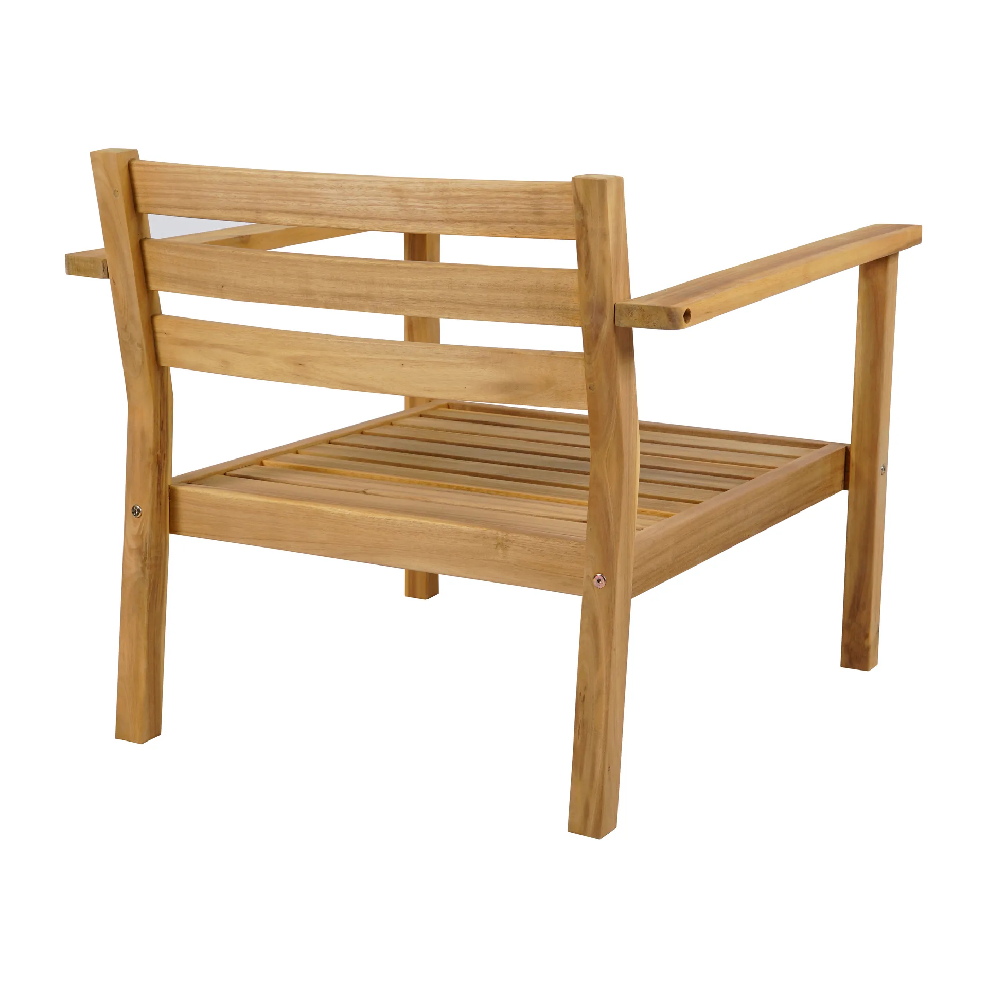 Fauteuil lounge Stockaryd teak/dark grey,  1898