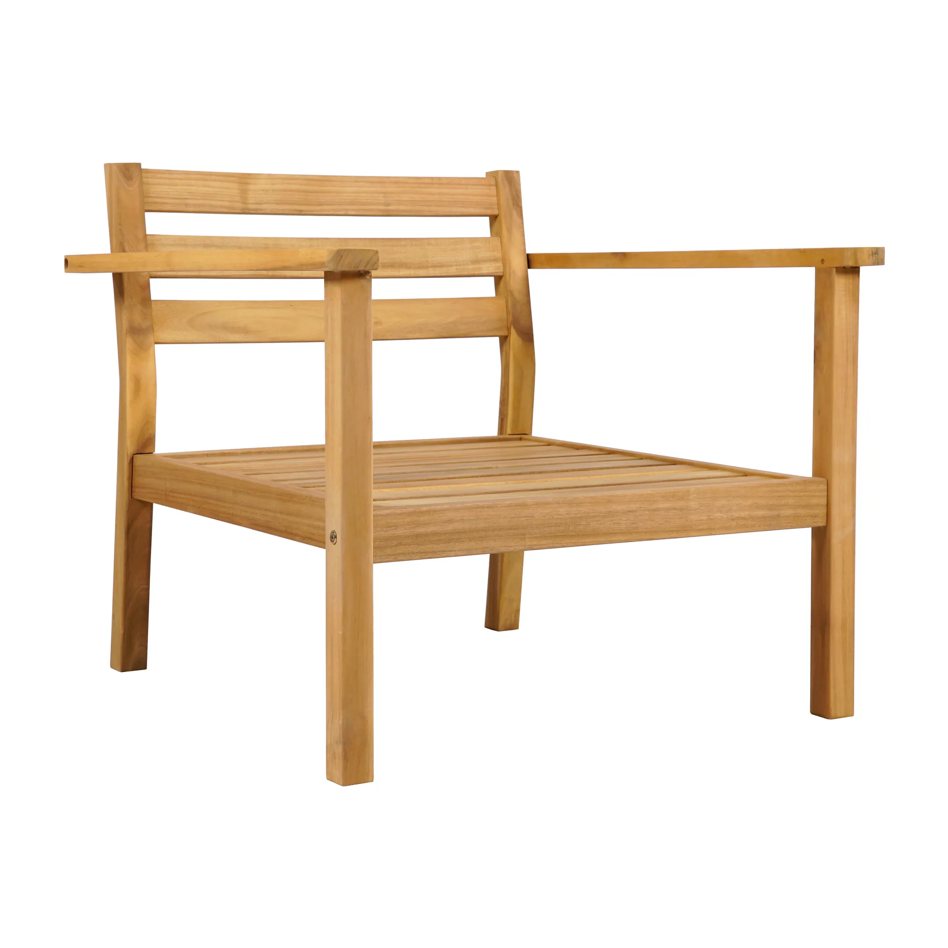 Fauteuil lounge Stockaryd  teak/light grey,  1898
