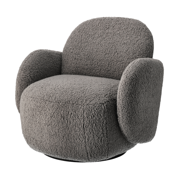 Fauteuil Mo avec fonction rotative - Glore grey - 1898