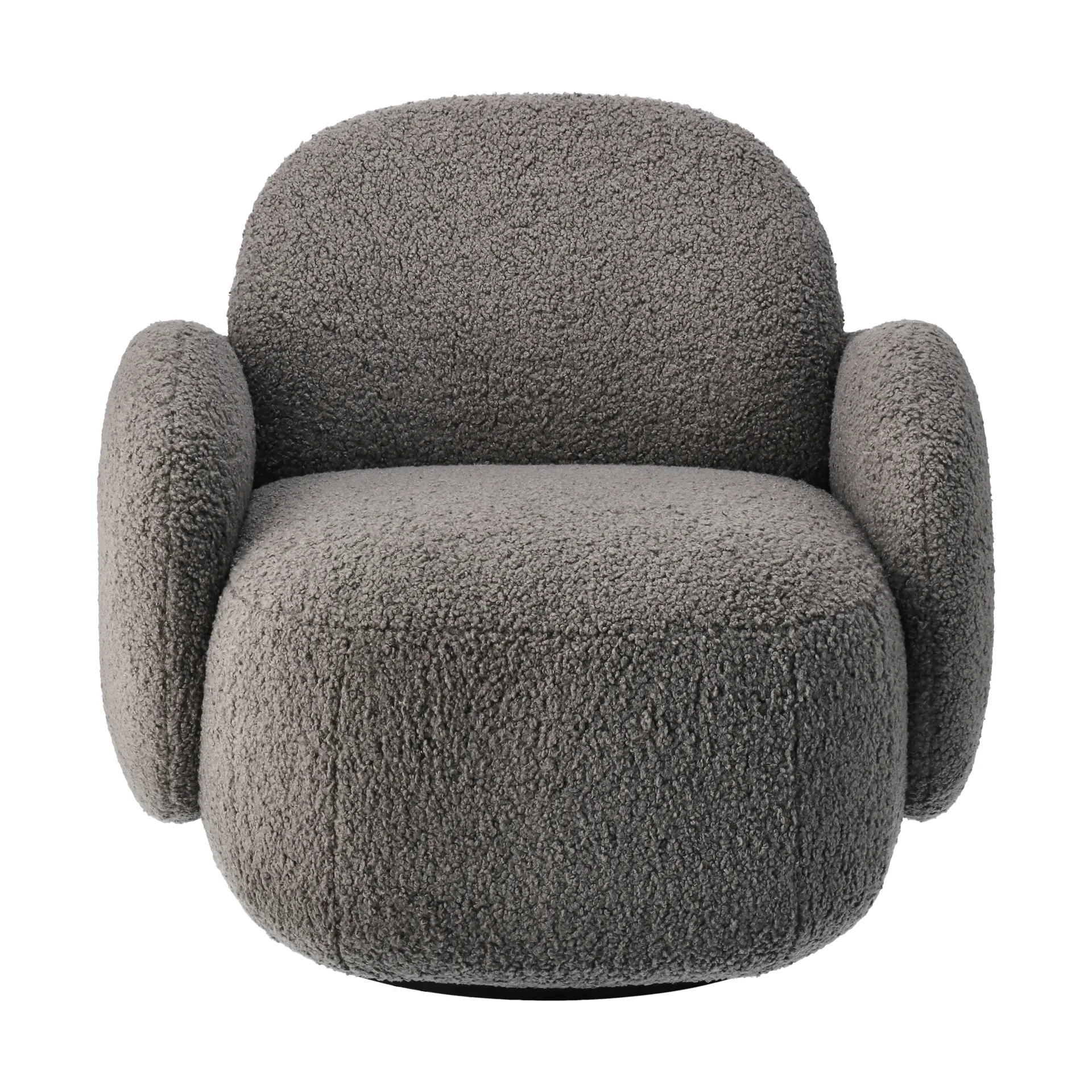 Fauteuil Mo avec fonction rotative, Glore grey 1898