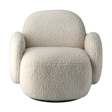Fauteuil Mo avec fonction rotative - Glore White 1243 - 1898
