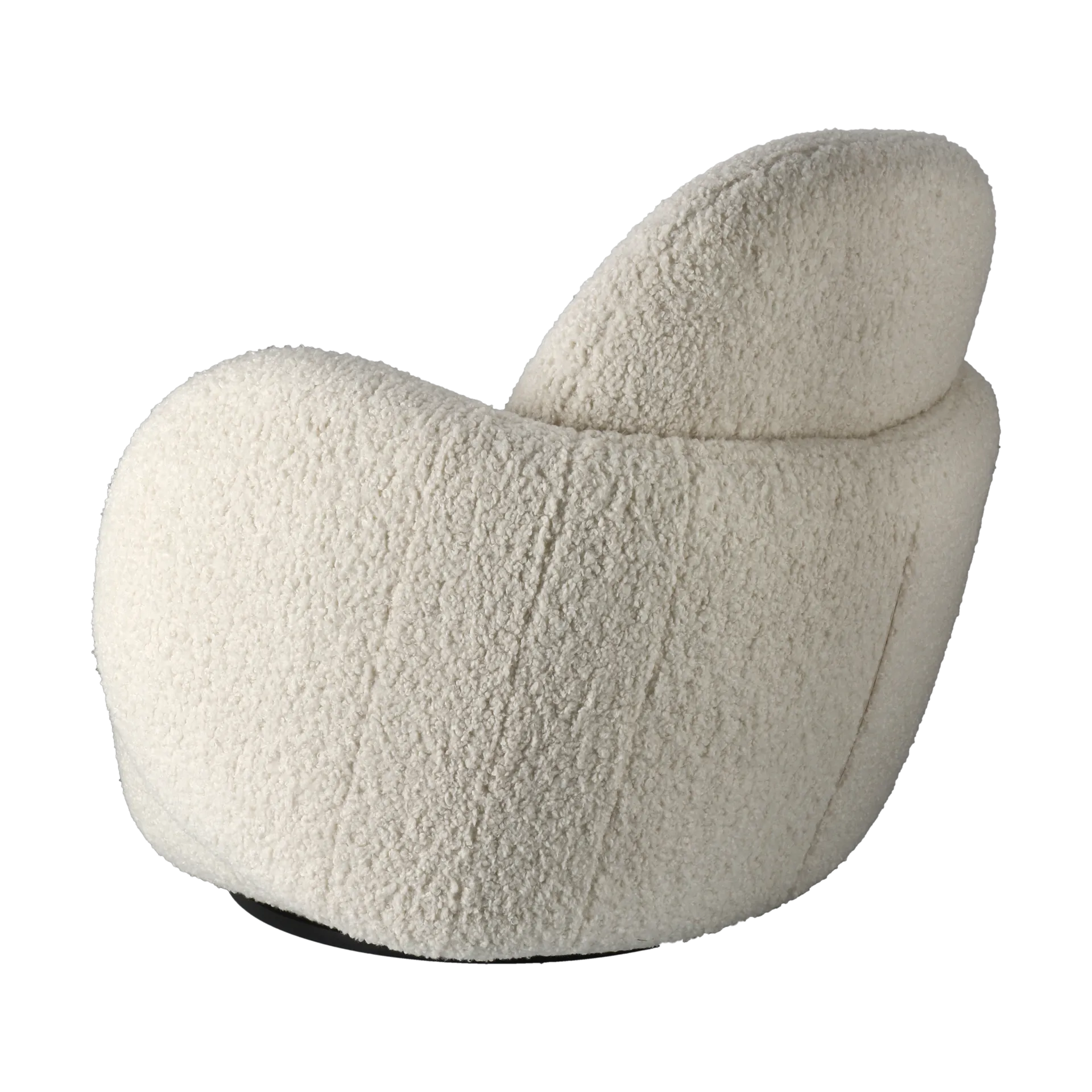 Fauteuil Mo avec fonction rotative, Glore white 1898