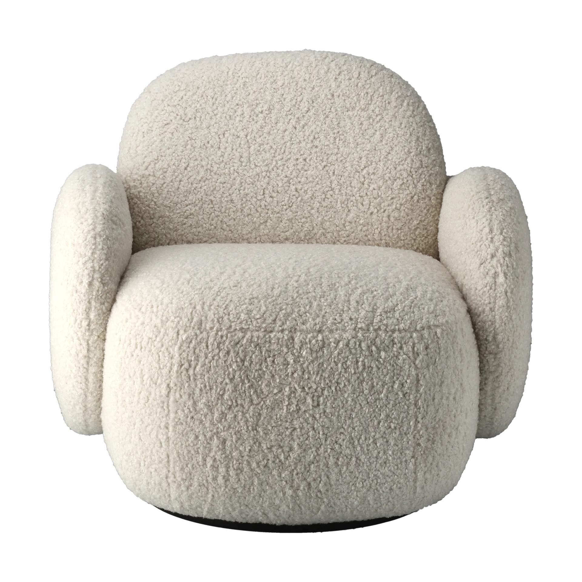 Fauteuil Mo avec fonction rotative, Glore white 1898