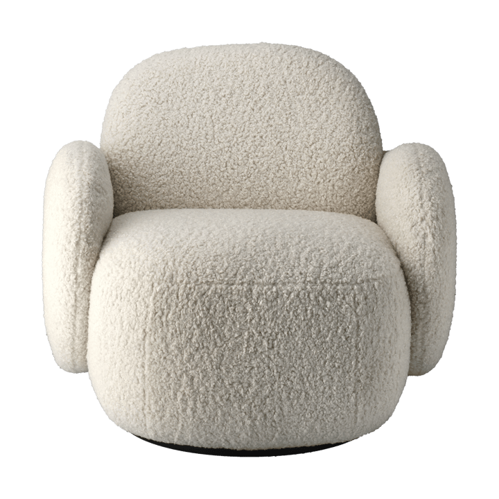 Fauteuil Mo avec fonction rotative - Glore white - 1898