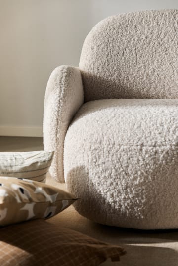 Fauteuil Mo avec fonction rotative - Glore white - 1898