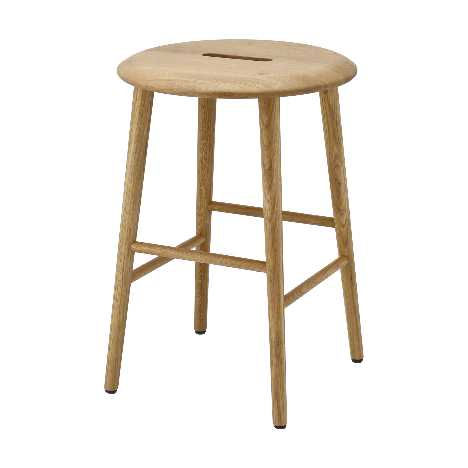 Norrabo tabouret rond 53 cm, Chêne laqué naturel, Ø38x53 cm 1898