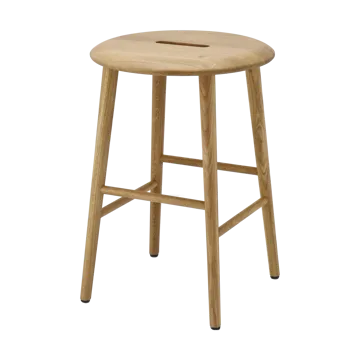 Norrabo tabouret rond 53 cm - Chêne laqué naturel, Ø38x53 cm - 1898
