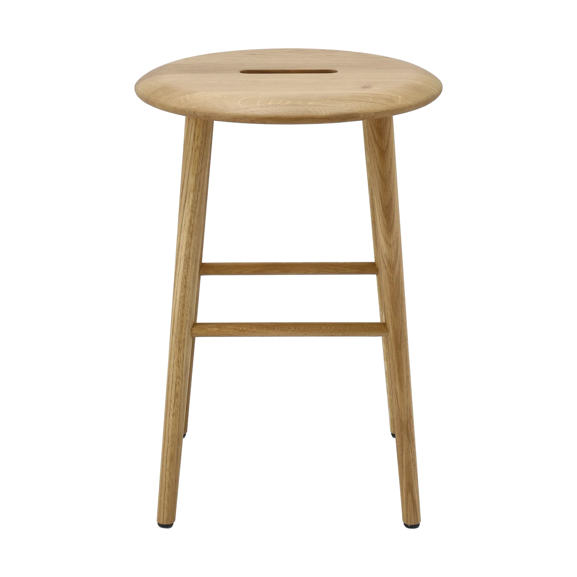 Norrabo tabouret rond 53 cm, Chêne laqué naturel, Ø38x53 cm 1898