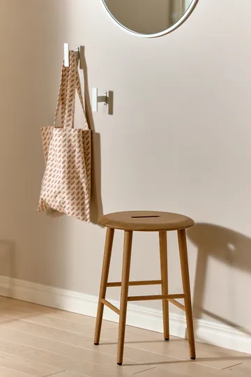 Norrabo tabouret rond 53 cm - Chêne laqué naturel, Ø38x53 cm - 1898