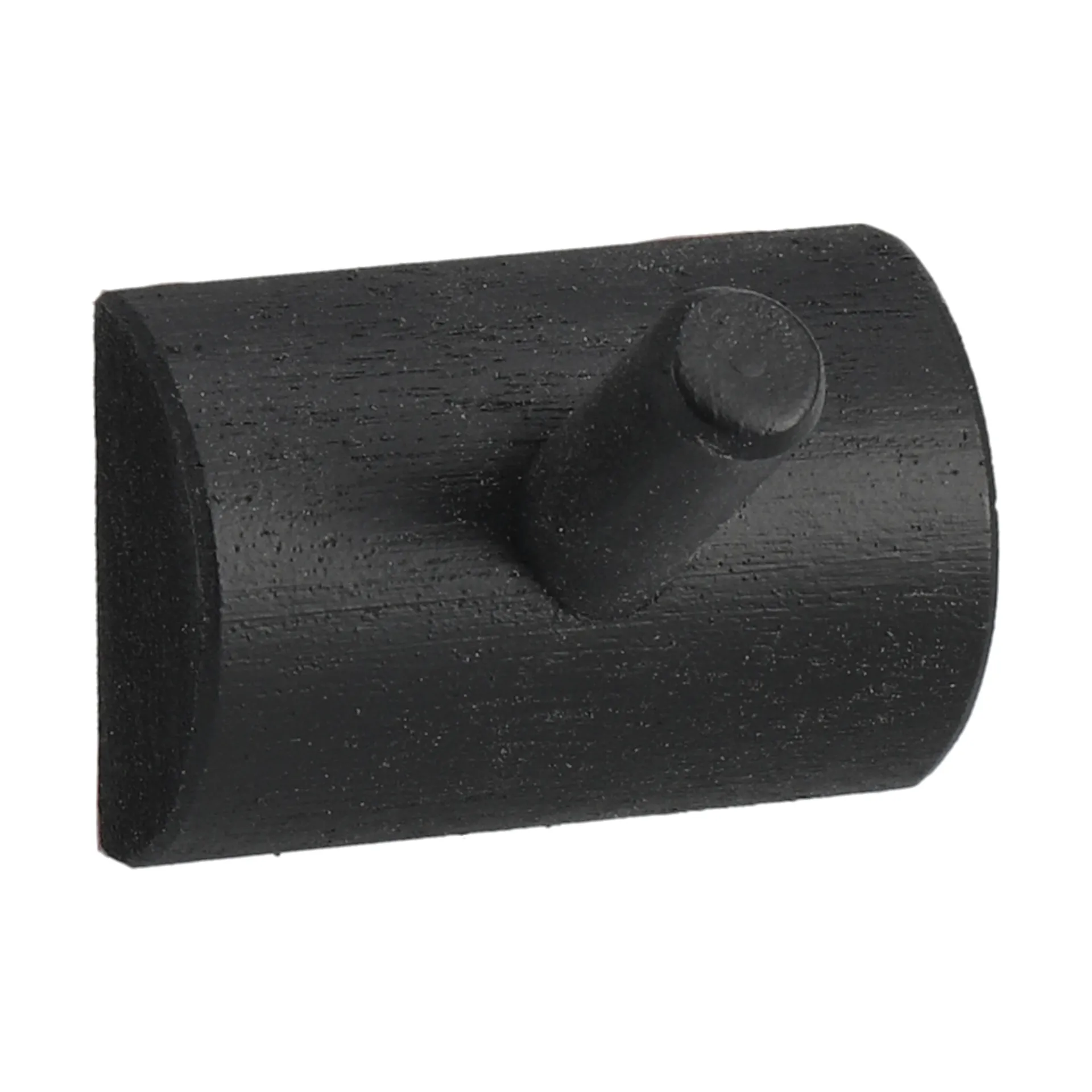 Patère 1 bouton Allsarp, Bouleau peint noir 1898