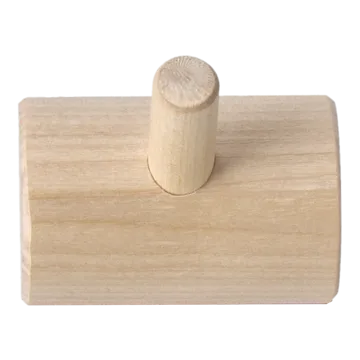 Patère 1 bouton Allsarp - Bouleau - 1898