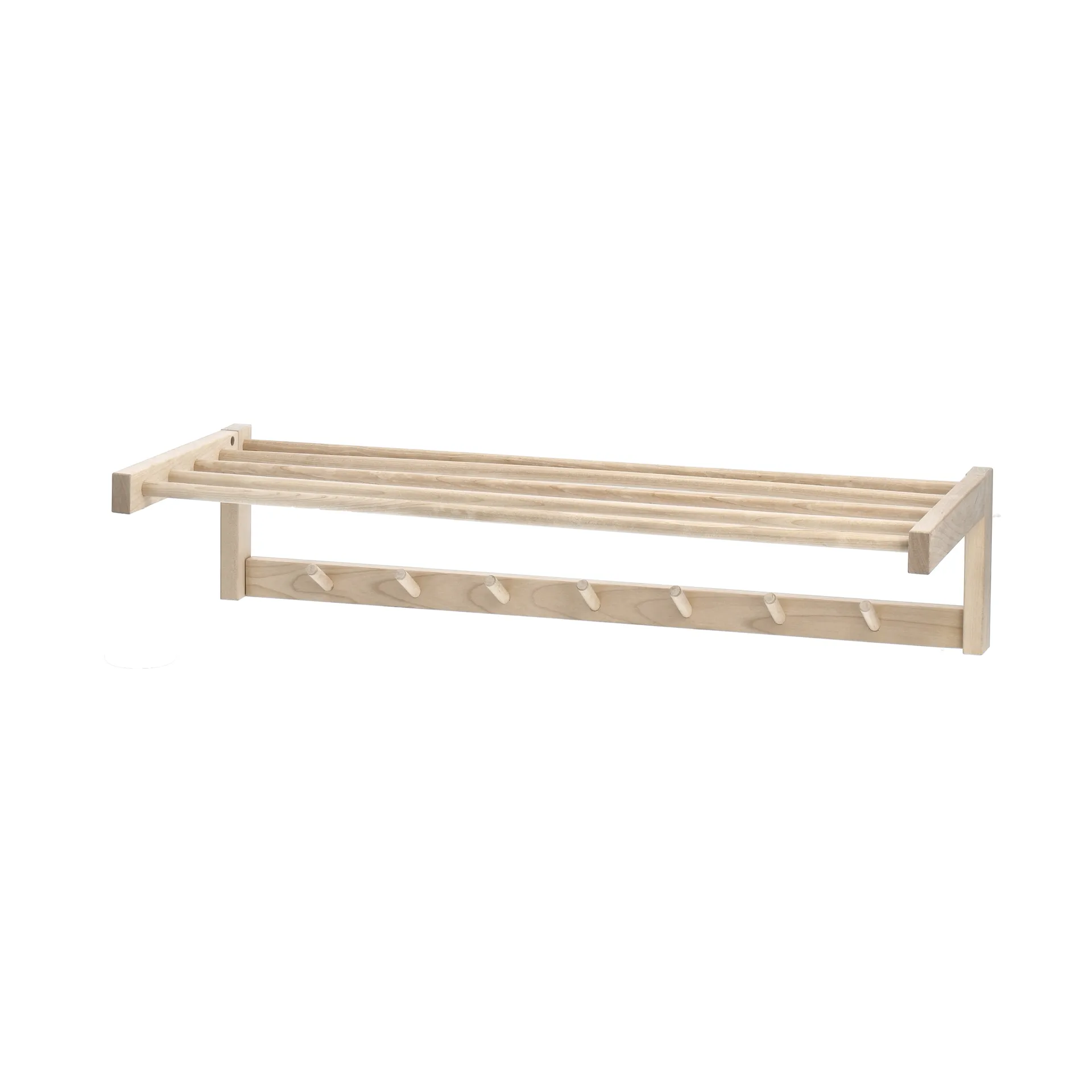 Porte-chapeaux Bäckebo, Bouleau, 7 boutons 1898