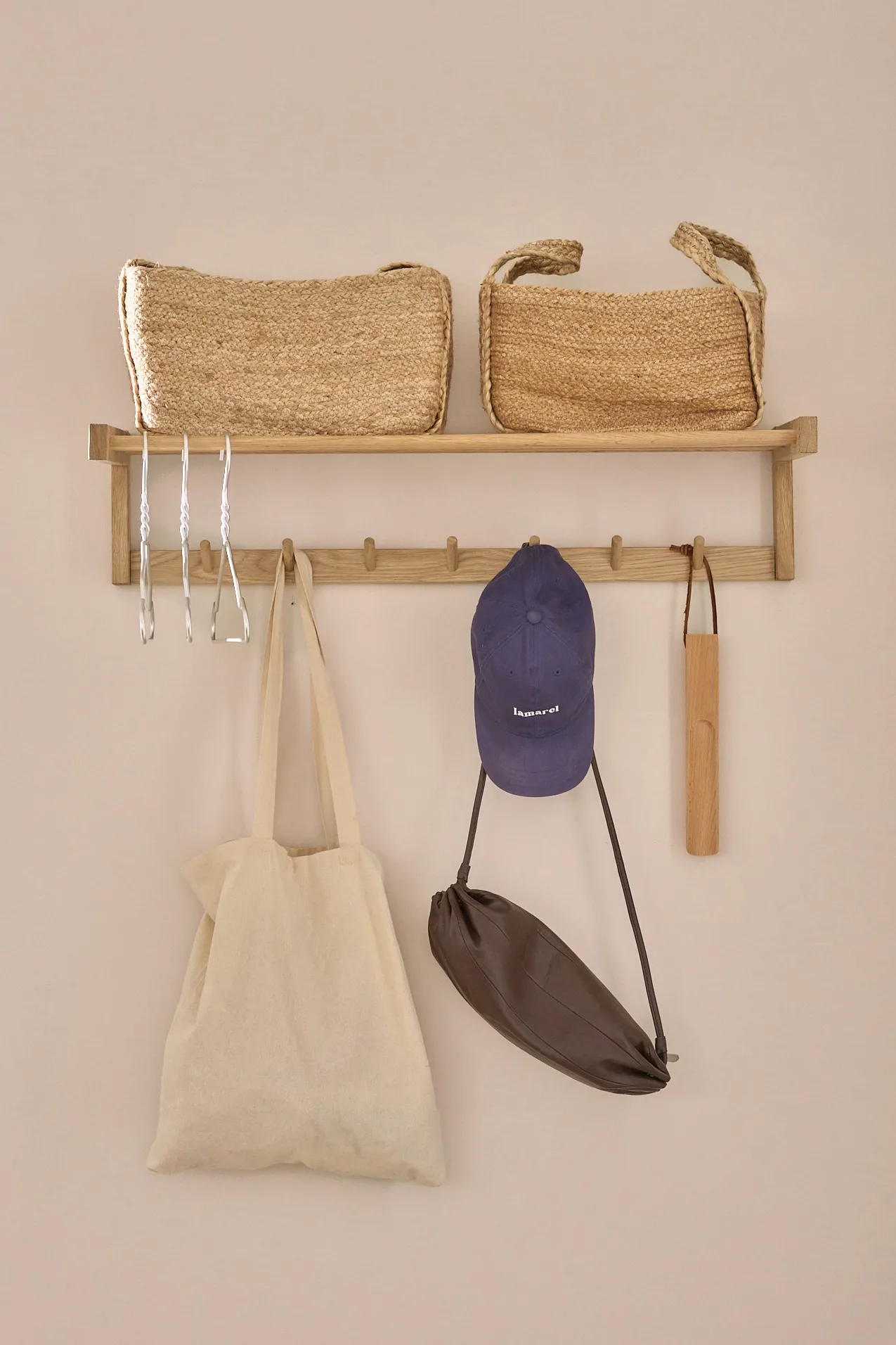 Porte-chapeaux Bäckebo, Chêne, 7 boutons 1898