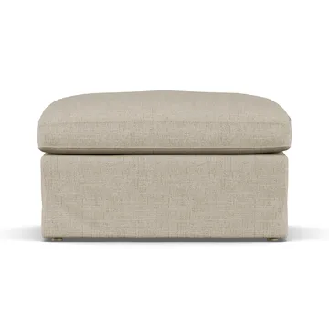 Pouf Linnevik - Bern Beige 0341-chêne blanchi à l’huile, avec jupe - 1898