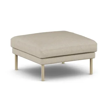 Pouf Linnevik - Bern Beige 0341-chêne blanchi à l’huile, sans jupe - 1898